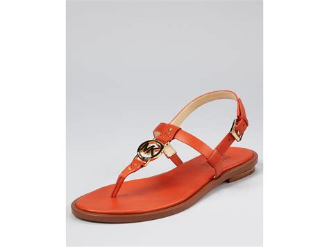 michael kors sandals orange|michael kors sandals for woman.